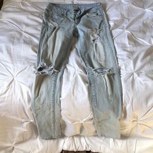 American Eagle Ripped Skinny Jeans